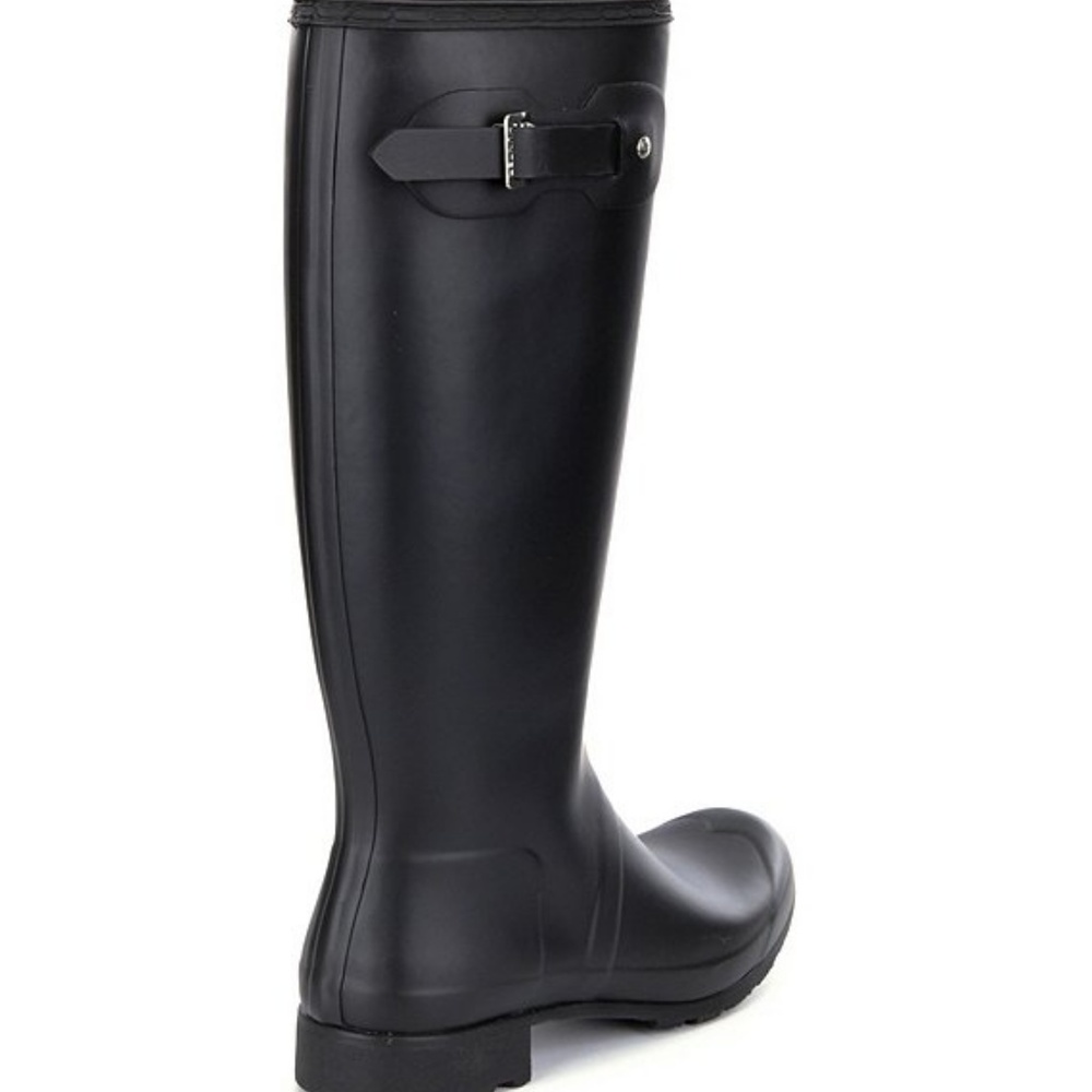 ♨️LAST 1♨️HUNTER BNWT OrigTall Black MATTE - Picture 4 of 10